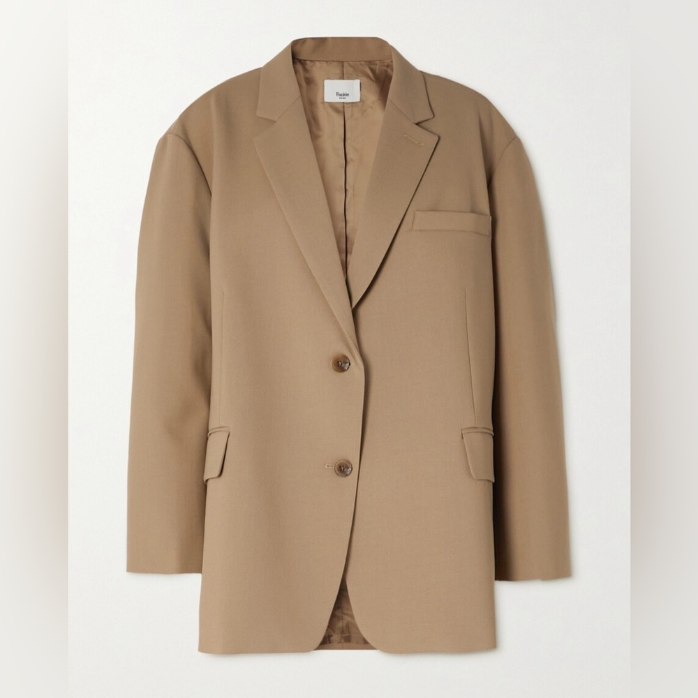 NWT The Frankie Shop Bea Blazer Tan Latte XS